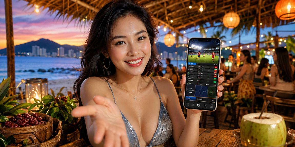 Người dùng Nha Trang theo dõi lịch thể thao 3ce tại quán cà phê
